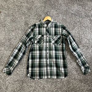 Plaid Button-Up Shirt